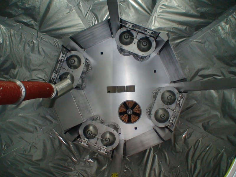 The interior of a BEAM test module on Earth (Image: Bigelow via NASA)